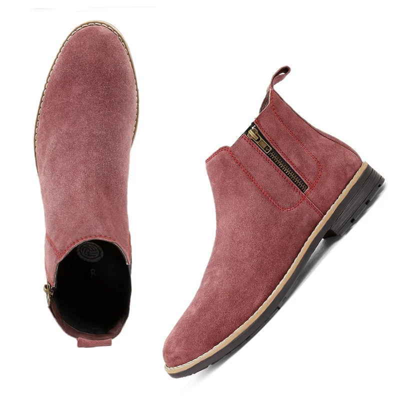 Bacca Bucci Maroon Brewster Boots for Men | Best Price UAE
